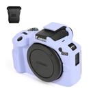 Capa de câmera e capa Hot Shoe para Canon EOS R50 - roxa Capa de câmera e capa Hot Shoe para Canon EOS R50 - roxa