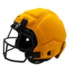 Capa de capacete Guardian Cap XT 2.0 amarela para futebol