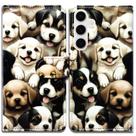 Capa de celular Bcov Cute Puppy Dog, carteira de couro para Galaxy S26