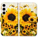 Capa de celular Bcov Sunflower Bee Wallet para Samsung Galaxy S26