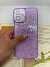 Capa de celular compatível com Galaxy A07 Normal Shine Cor:Roxo