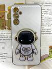 Capa de celular compatível com Galaxy A16 Astronauta Cor:Branco