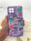 Capa de celular compatível com Galaxy M53 5G Texturizada Cor:Roxo