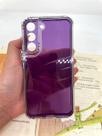 Capa de celular compatível com Galaxy S22 Normal Space Dupla 2in1 Cor:Violeta Capa de celular compatível com Galaxy S22 Normal Space Dupla 2in1 Cor:Violeta
