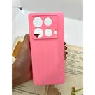 Capa de celular compatível com Infinix Note 40 4G Aveludadas Cor:Rosa Bebê