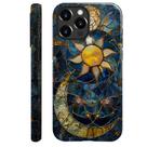Capa de celular compatível com iPhone 14 Pro, à prova de choque Moon Stars Capa de celular compatível com iPhone 14 Pro, à prova de choque Moon Stars