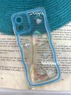 Capa de celular compatível com Moto E13 Love 3D Cor:Azul Capa de celular compatível com Moto E13 Love 3D Cor:Azul