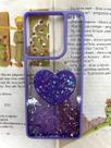 Capa de celular compatível com Moto Edge 60 Fusion e Edge 60 Normal Luxo Cor:Roxo