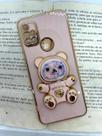 Capa de celular compatível com Moto G10, G20 e G30 Ursinho Bear Cor:Rosa Bebê