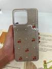 Capa de celular compatível com Moto G15 e G17 Cherry Cor:Dourado