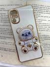 Capa de celular compatível com Moto G22 Ursinho Bear Cor:Branco