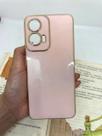 Capa de celular compatível com Moto G35 5G Nevoa Cor:Rosa Bebê
