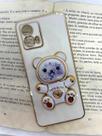 Capa de celular compatível com Moto G53 5G Ursinho Bear Cor:Branco