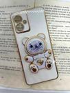 Capa de celular compatível com Moto G54 5G Ursinho Bear Cor:Branco