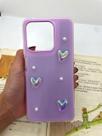 Capa de celular compatível com Moto G56 5G Love 3D Cor:Roxo Capa de celular compatível com Moto G56 5G Love 3D Cor:Roxo