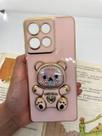 Capa de celular compatível com Moto G75 5G Ursinho Bear Cor:Rosa Bebê