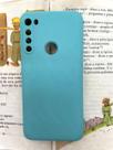 Capa de celular compativel com Moto One Fusion Plus Aveludadas Cor:Verde