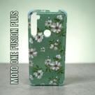 Capa de celular compatível com Moto One Fusion Plus Flores