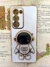 Capa de celular compatível com Oppo A5 Astronauta Cor:Branco