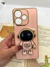 Capa de celular compatível com Oppo A5 Pro 5G Astronauta Cor:Rosa Bebê