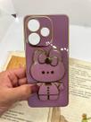 Capa de celular compatível com Oppo A5 Pro 5G Cutie Cor:Roxo Capa de celular compatível com Oppo A5 Pro 5G Cutie Cor:Roxo