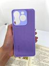 Capa de celular compatível com Realme C61 e C63 material sintético Cor:Roxo Capa de celular compatível com Realme C61 e C63 material sintético Cor:Roxo