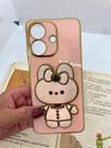 Capa de celular compatível com Realme Note 60 e 60x Cutie Cor:Rosa Bebê Capa de celular compatível com Realme Note 60 e 60x Cutie Cor:Rosa Bebê