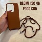 Capa de celular compatível com Redmi 15C 4G e Poco C85 Laccio Capa de celular compatível com Redmi 15C 4G e Poco C85 Laccio