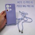Capa de celular compatível com Redmi Note 13 Pro 4G e Poco M6 Pro 4G Laccio