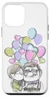 Capa de celular Disney Pixar Up Carl & Ellie Sketch iPhone 12 mini