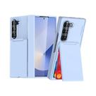 Capa De Celular Fosca De Luxo Com Suporte E Porta-Cartões Para Samsung Galaxy Z Fold 7 6 Fold7 Fold6
