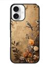 Capa de celular Jeuloth Vintage Flowers and Birds para iPhone 17