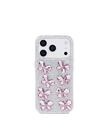 Capa de celular JW PEI Butterfly Crystal White para iPhone