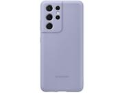 Capa de Celular para Galaxy S21 Ultra Silicone - Samsung Violeta Original