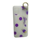 Capa de celular Samsung Galaxy A11 Silicone bolinha roxa