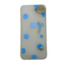 Capa de celular Samsung Galaxy J4 bolinha azul