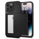Capa de celular Spigen Slim Armor CS para iPhone 14 Pro preta
