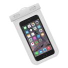 Capa de Celular Transparente Branco Prova Dágua Universal