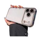Capa De Celular Transparente Com Glitter E Diamantes À Prova De Choque Para iPhone 17 pro Max 16 15