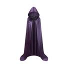 Capa De Cetim Para Crianças E Adultos, 8 Cores, Gola Alta, Capuz, Manto Preto, Fantasia De Vampiro