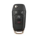 Capa De Chave Automotiva Ford Focus Fusion Explorer Ranger Com 2/3/4 Botões Dobrável Jingyuqin