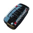 Capa De Chave De Carro Em Fibra De Carbono ABS Para Audi C6 R8 A1 A3 A4 A5 A6 A7 Q3 Q5 TT Sline
