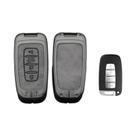 Capa De Chave De Carro Em Liga De Zinco Para Hyundai IX35 Elantra Sonata 8 9 Kia Sportage K5 K2
