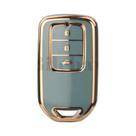 Capa De Chave De Carro TPU Para Honda CRV Civic Accord HRV City Odyssey XRV Com Controle Remoto Sem