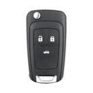 Capa De Chave Remota Dobrável (Flip) Para Chevrolet Lova, Sail, Aveo, Cruze - KEYYOU 10 Peças Com