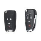 Capa De Chave Remota Dobrável Para Chevrolet Cruze Camaro Impala Lova Epica HU100 KEYYOU 1PCS