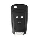 Capa De Chave Remota Flip KEYYOU Para Chevrolet Cruze, Camaro, Impala, Trax, Orlando - 2/3/4/5 Capa De Chave Remota Flip KEYYOU Para Chevrolet Cruze, Camaro, Impala, Trax, Orlando - 2/3/4/5