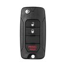 Capa De Chave Remota Flip Para Jeep Wrangler Renegade 2015-2018 KEYYOU Com 2/3/4 Botões E Lâmina Capa De Chave Remota Flip Para Jeep Wrangler Renegade 2015-2018 KEYYOU Com 2/3/4 Botões E Lâmina
