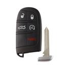 Capa De Chave Remota Sem Chave Para Dodge Ram Dart Challenger Charger Chrysler 300 Com 5 Botões