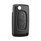 Capa De Chave Remota Universal De 2/3 Botões Para Peugeot Citroen 207 307 308 407 607 807 C2 C3 C4